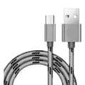 Pikkukuva 4 / 5: 2m punottu latauskaapeli USB type-c laturi Samsung Galaxyyn -- 5 kpl