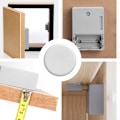 Miniatyrbild 4 av 8: Intelligent elektroniskt sensorlås Automatisk låsning Säker Ingen stansning ABS Smart induktionslås