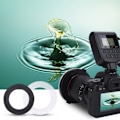 Miniatyrbilde 4 av 4: Ring Flash Light - Bærbar 48 LED Ring Flash Light Objektivadapterringer Kit for Canon for Nikon, for Fuji, for Pentax, for
