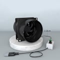 Miniatyrbillede 8 af 11: USB Justerbar Hastighed Lodde Røgabsorber ESD Røgudtrækningsventilator Rørkanal Udstødningsventilator med 1/3/6M Rørventilationspatch null - Damn 1m tube 0.25