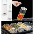 Miniatyrbillede 2 af 5: 2-pak grillkurv i rustfrit stål, 2 kroge og 2 gafler. Rulle grill