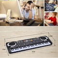 Miniatyrbillede 3 af 5: Elektronisk klaver elektronisk keyboard digitalt klaver 61 tangenter elektronisk klaver begynder keyboard klaverlegetøj børn