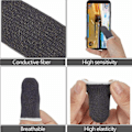 Miniatyrbild 3 av 5: 20 st Gaming Finger Sleeve Mobilspel Controller PUBG