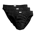 Miniatyrbild 1 av 4: Fruit Of The Loom Classic Slip Briefs för män (3-pack) Svart Svart Black 2XL