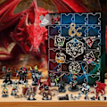 Miniatyrbild 1 av 5: Julkalender för Dungeons & Dragons 2024 - 24 Dagar Julklappsräknare Blind Box Julklapp Överraskning