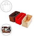 Miniatyrbild 3 av 5: Väska Organizer Filtduk Insats 25 30 35 Makeup Handväska Red StyleA S
