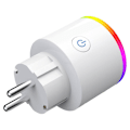 Miniatyrbilde 1 av 5: WiFi Smart Plug Outlet RGB Trådløs Strømstik Smart Life/ App Fjernkontroll Fungerer for Alexa Hjem EU-plugg