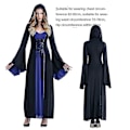 Miniatyrbillede 4 af 4: Hurtig levering ægte skud Halloween vampyr kostume par død kjole dæmon outfit karakter tøj stil 2 Style 2 XL