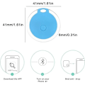 Miniatyrbild 2 av 5: 4-pack Mini Vattentät Bärbar Bluetooth GPS Locator för Bagage/Barn/Husdjur