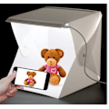 Miniatyrbillede 2 af 5: Sammenklappelig belysningssoftbox, mini LED fotostudie lysboks, bærbar