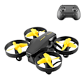 Miniatyrbilde 1 av 5: Mini Drone med kamera for barn, nybegynnere, voksne, håndbetjent/WiFi-fjernkontroll, svart standardutgave