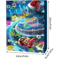 Miniatyrbillede 4 af 5: Anime Stitch Julekalender Kompatibel til Børn 24 Dage Jule Nedtælling 24 Stk Tegneserie Legetøj Ornament B Set