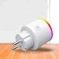 Miniatyrbillede 5 af 5: WiFi Smart Plug Outlet RGB Trådløs Strømstik Smart Life/ App Fjernbetjening Fungerer til Alexa Hjem EU-stik