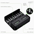 Miniatyrbillede 4 af 6: Batterioplader - hurtig batterioplader - til AA /AAA /C /D NI-Mh