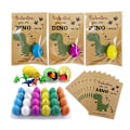 Miniatyrbillede 8 af 8: 24 stk./pakke Voksende æg klækker Dino æg vokser i vand Dino E Multicolor Multicolored 7.5x11.5