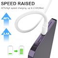 Miniatyrbillede 3 af 6: iPhone Oplader 5-pak 6/6/6/10/10 FT Lang Lightning Kabel Hurtig Opladning