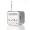 Pikkukuva 2 / 8: Kannettava TD V26 Digitaalinen Radiokaiutin Mini FM-radion vastaanotin LCD-stereokaiuttimella, tukee Micro-muistikorttia 0.2