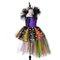 Miniatyrbillede 3 af 5: Heksens Hale Mesh Poncho Gratis Hat Lilla Purple M