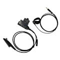 Miniatyrbild 6 av 8: Bakre klämma PTT-adapter Push to Talk-headset-adapter för MOTOROLA Gp140 Gp320 Gp328 Gp329