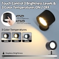 Miniatyrbillede 7 af 10: LED Væglamper Læselampe Natlampe HVID RGB HVID White RGB White RGB