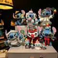 Stitch Funny Diary 2.0 Blind Box-figur, samlarobjekt i PVC för skrivbords- och bilvisning A set of 6
