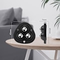 Miniatyrbild 2 av 5: 20 stycken små möbelhjul Självhäftande Swivel Casters Mini Transfer Casters 360 grader Möbler