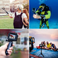 Miniatyrbild 5 av 5: Fällbart stativ för Gopro Vlog, hopfällbart ministativ, bärbar monopod
