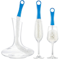 Miniatyrbillede 1 af 8: Pcs Vinkaraffel Rengøringsbørste Fleksibel Flaskerengøring Karaffel Rengøringskugler Multifunktionel Krus/Champagnerengøringsværktøj