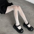 Miniatyrbillede 7 af 10: Mesh Dame Strømper Sort Black