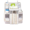 Miniatyrbillede 1 af 4: Vugge Organizer Sengeophæng Opbevaringspose Baby Blepose White