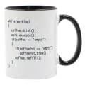 Miniatyrbilde 1 av 4: Coffee++ Program for Programmers Kaffe Krus Keramisk Kopp Farge Håndtak Farge Jul Nyttår Gave Krus
