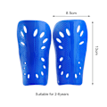 Miniatyrbillede 1 af 8: 1 par Fodboldskinnebensskinner Fodboldskinnebensskinner i plastik Skinnebensskinner F Blå Blue S