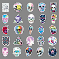 Miniatyrbillede 3 af 5: 50 \"Terrible Cool Skull\" Graffiti Vinyl Vandtætte Stickers til Bærbare Computere, Mobiltelefoner, Skateboards, Tasker, Vandflasker