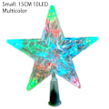 Miniatyrbillede 1 af 10: 1. Juletræ LED-lys Femtakset stjerne SMÅ-MULTIFARVET Small-Multicolor Small-Multicolor