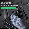 Pikkukuva 2 / 5: Supernopea laturi 2.4a Usb Kaksoisportti Laskun sovitin 30w Iphonelle - Tyypille C