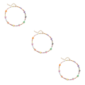 Pikkukuva 1 / 5: 1/2/3/5 helmen kaulakoru helmillä choker säädettävä ketju boho tyyppi 2 Type 2 3PCS