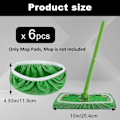 Miniatyrbild 2 av 4: pcs återanvändbara mikrofibermoppdynor för Swiffer Sweeper Mop, torra moppdukar och våta moppdukar för att moppa golv