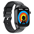 Miniatyrbillede 2 af 8: INF Smartwatch EKG, puls, blodtryk, søvn, skridttæller Svart Sort