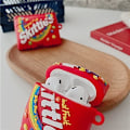 Miniatyrbild 2 av 5: Sött fodral för Airpods 1 2 generationer 3D SK Candy Design Case Protective Shockproof Shell med nyckelring för Airpods hörlurar