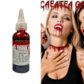 Miniatyrbild 2 av 5: 200ml Halloween Flytande Blod Kostym Scen Realistiskt Falskt Blod 30/60/100/200/500ml
