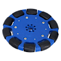 Miniatyrbillede 3 af 8: 100mm Omni-hjul Neoprene Drivruller Omni Smart Robot Bil Tilbehør 8mm Hul