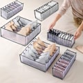 Miniatyrbild 1 av 5: pcs underkläder lådor arrangör hopfällbar förvaringslåda