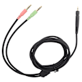 Miniatyrbillede 2 af 3: Gaming Headset Kabel til Sennheiser G4ME ONE / PC 373D / PC37X GSP350 / 500 / 600PC Version