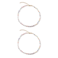 Pikkukuva 4 / 5: 1/2/3/5 helmen kaulakoru helmillä koristeltu Choker säädettävä ketju Boho tyyppi 3 Type 3 2PCS