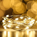 Miniatyrbild 2 av 5: 12-pack LED-ljusslingor med batteri, 20 LED-mikro stjärnformade lampor
