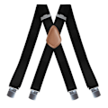 Miniatyrbilde 1 av 4: Bukseseler for menn - brede seler, X-formede seler black