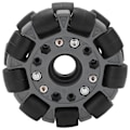 Miniatyrbild 6 av 8: 100 mm dubbla plast omnihjul lastar 20 kg för plattformsrobotkit 14049