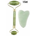 Pikkukuva 1 / 5: Jade-rulla hierontalaite hoikentava hierontatyökalu Gua Sha -taulu