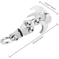 Miniatyrbillede 3 af 5: Klatrekrog, rustfrit stål grapple klatring foldbar multi-f