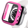 Miniatyrbild 1 av 6: Härdat fodral för Apple Watch Watch Case 9 8 7 6 5 4 38 40mm Tillbehör Skärmskydd iWatch Serie 44mm 45mm 41mm 42mm Barbie puder 23 Barbie powder 23 Series 4654 SE 44MM
